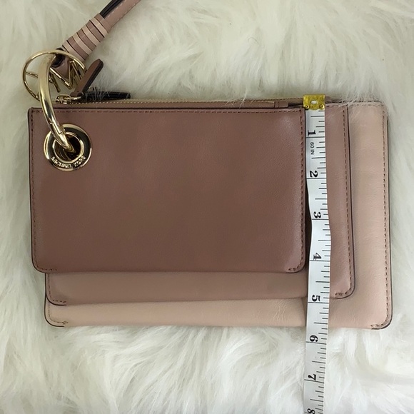 Michael KORS blush/nude Trio Leather Wristlets (NWOT) - Picture 16 of 16